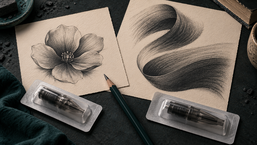 RS vs M1 Tattoo Cartridges: Choose the Shading Shape