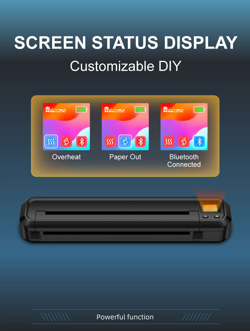 MHT Bluetooth Portable Tattoo Transfer Stencil Printer