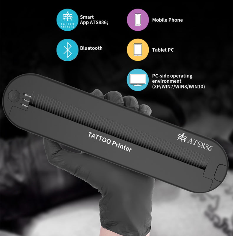 ATS Wireless Portable Tattoo Stencil Printer