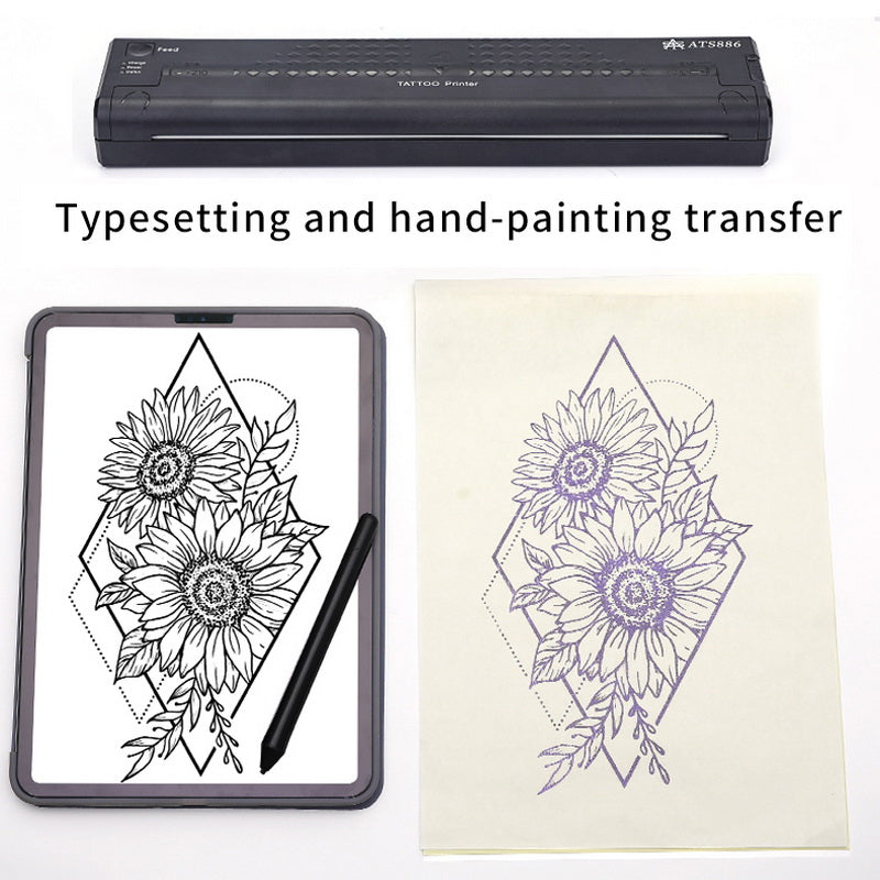 ATS Portable Mini Tattoo Thermal Copier Printer