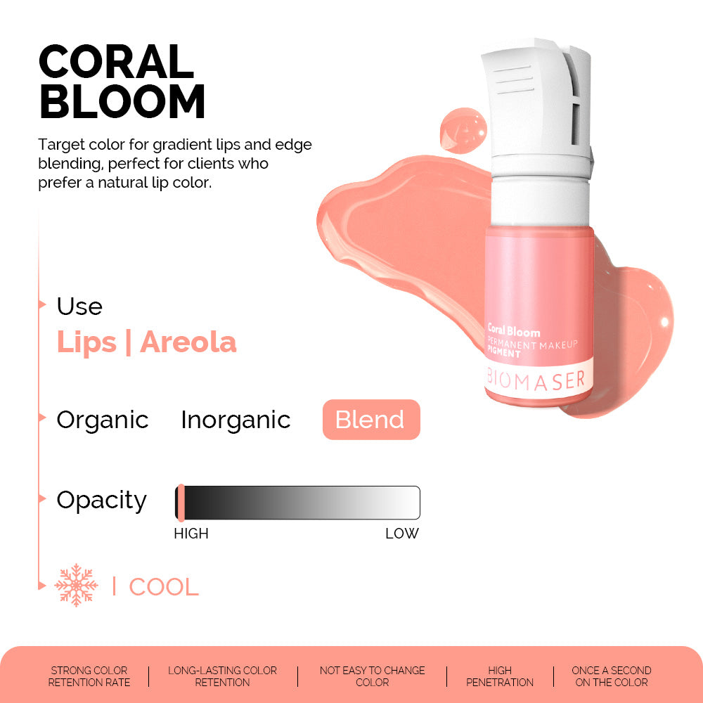 Biomaser Powder PMU Pigment - Coral Bloom