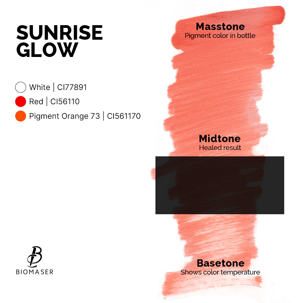 Biomaser Powder PMU Pigment - Sunrise Glow