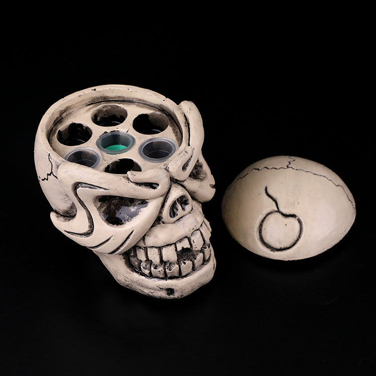 7 Hole Skull Tattoo Ink Holder