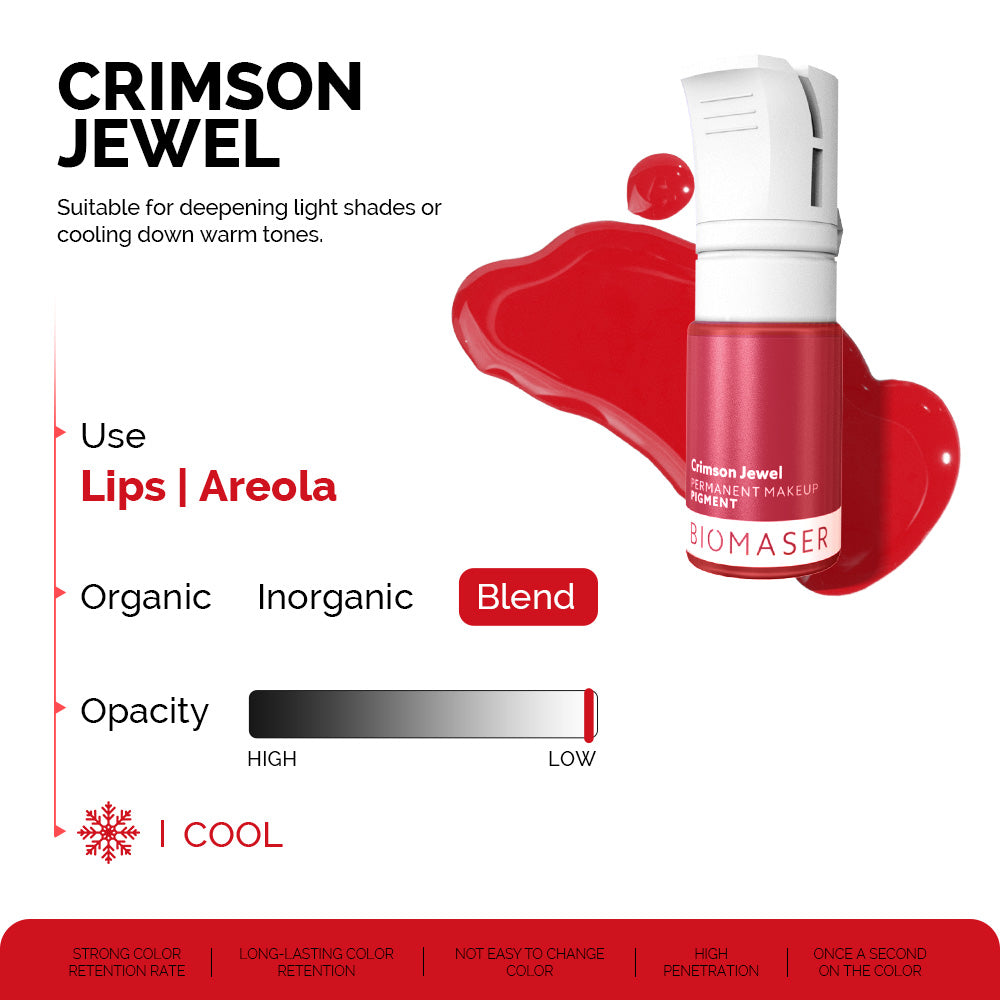 Biomaser Powder PMU Pigment - Crimson Jewel