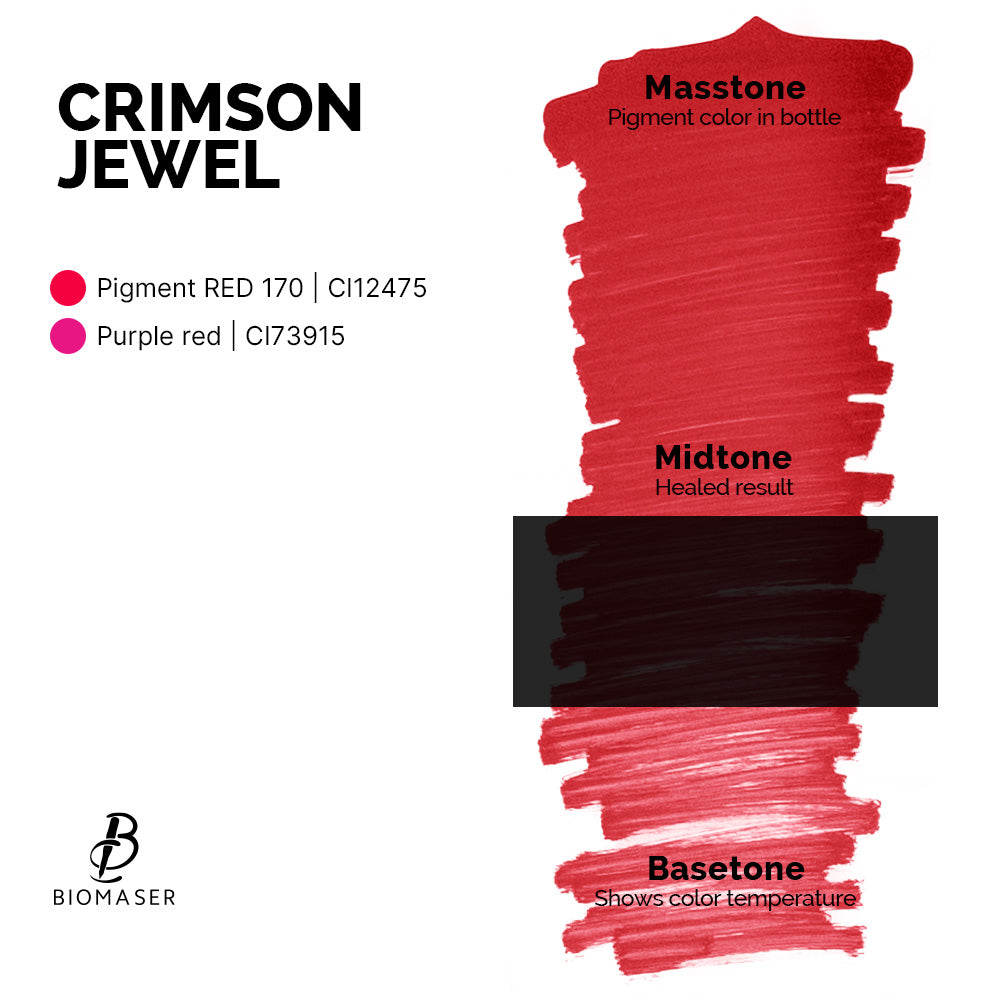 Biomaser Powder PMU Pigment - Crimson Jewel