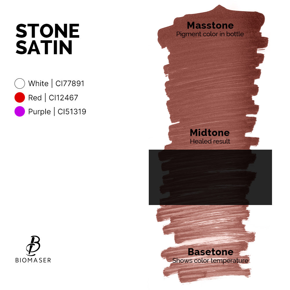 Biomaser Powder PMU Pigment - Stone Satin