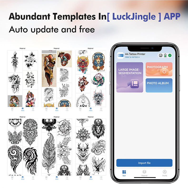 A4 Bluetooth Thermal Tattoo Printer