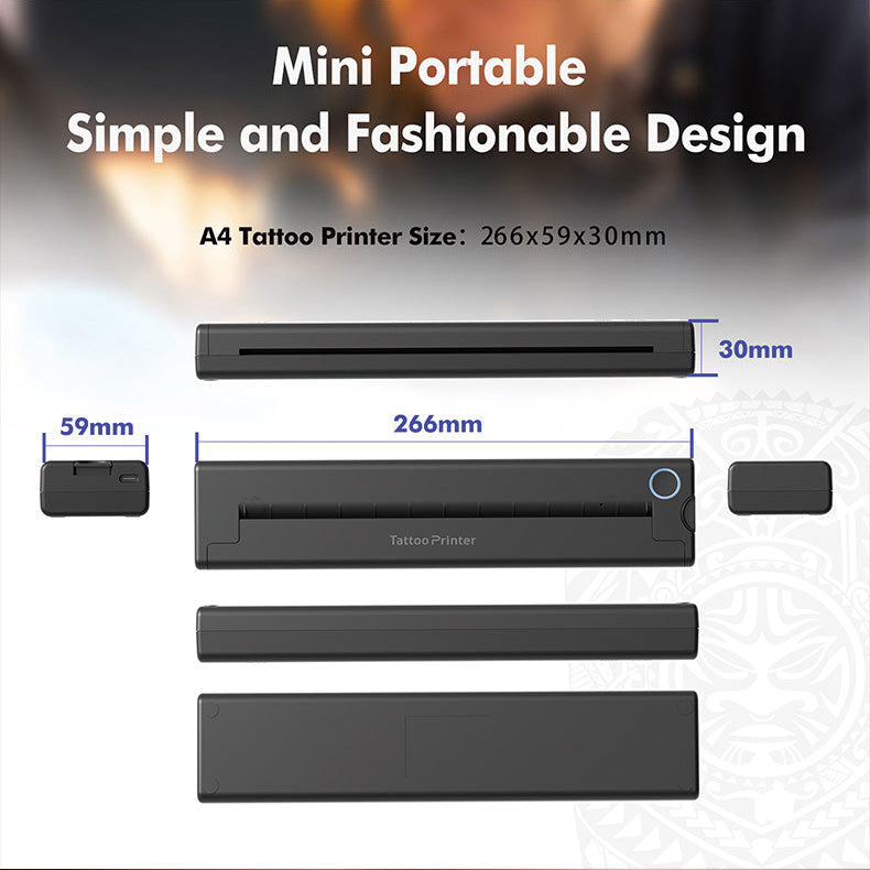A4 Bluetooth Thermal Tattoo Printer