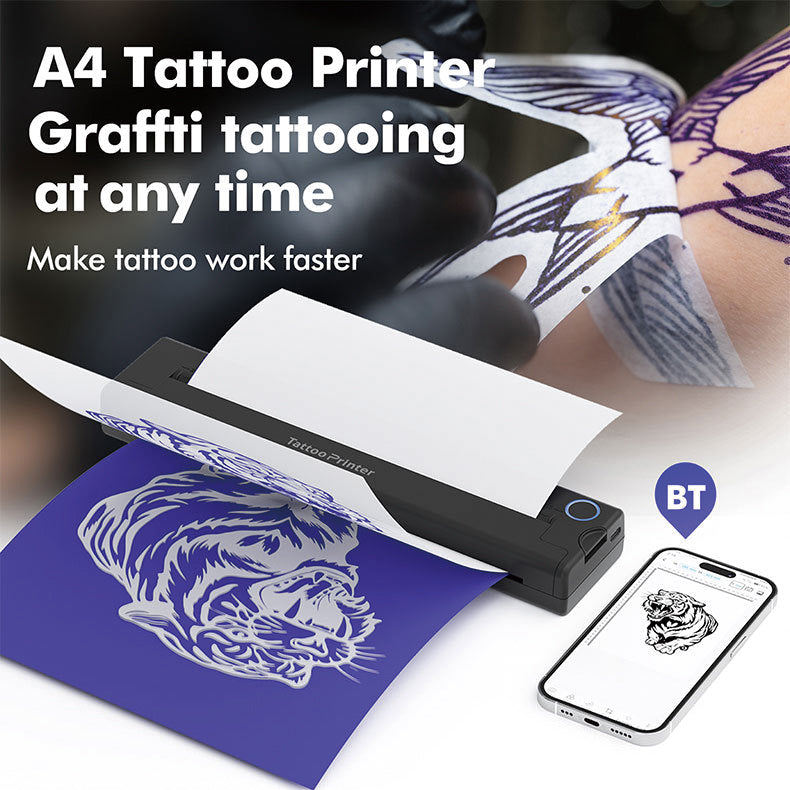 A4 Bluetooth Thermal Tattoo Printer
