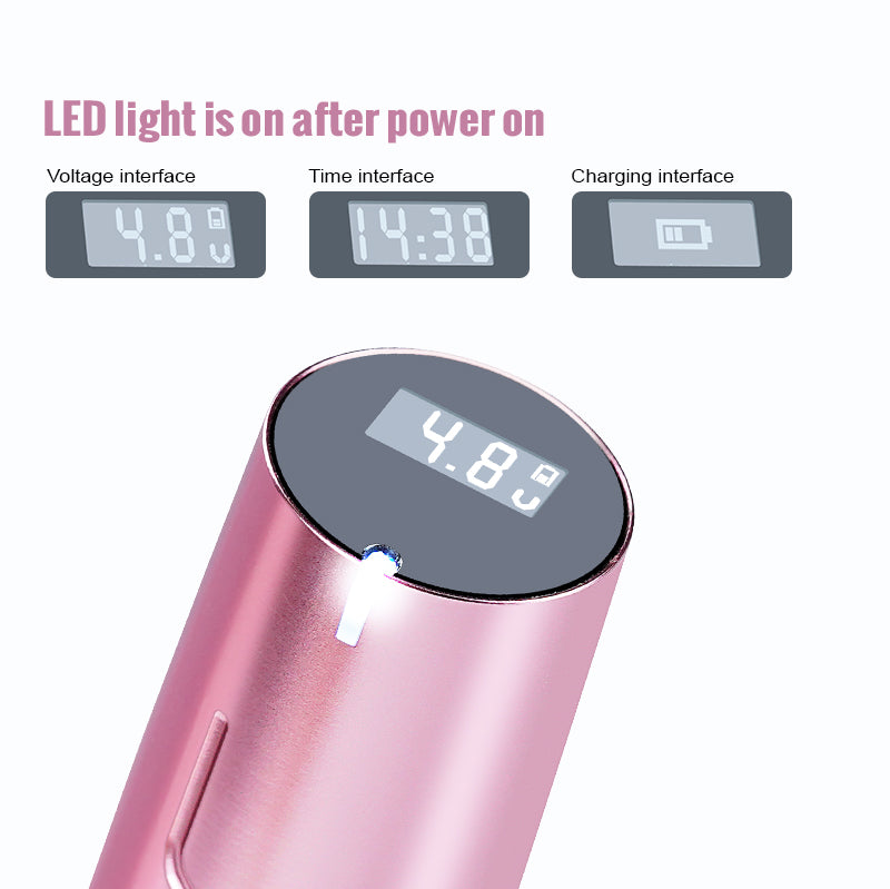 BiomaserTP006 Professional PMU Kit - Dual Battery, Swiss Motor, Silent & Lightweight for Eyebrows & Lips