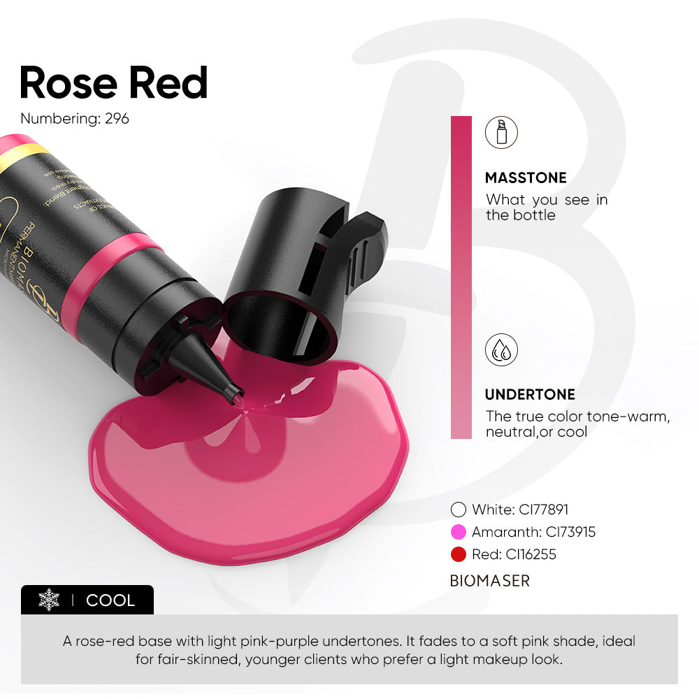 Lip liquid Biomaser pigment ink for Permanent Makeup Micropigmentation Machine Pigment 12ml