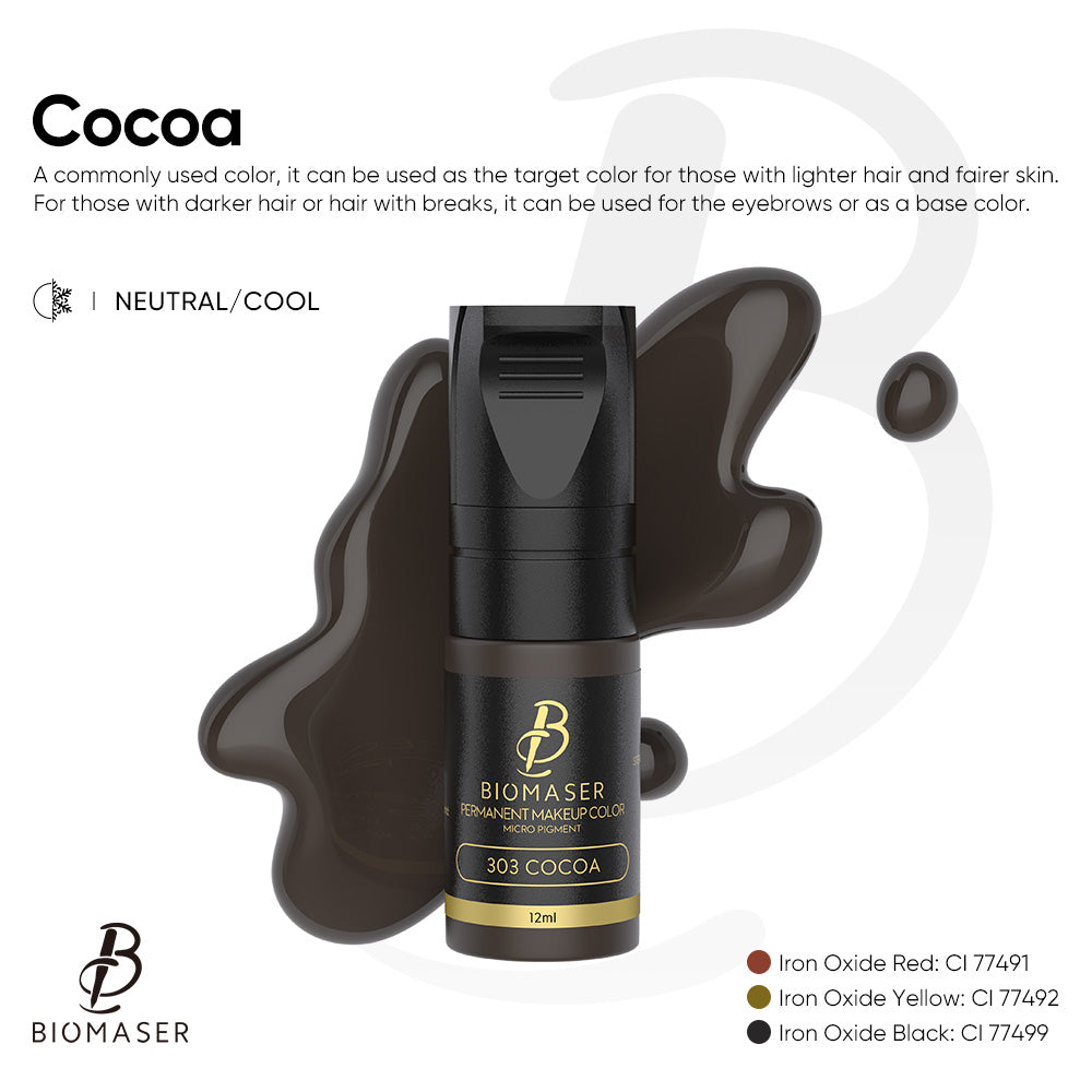 Eyebrow semi cream Biomaser permanent makeup semi cream pigment 12ml for machine and microblading