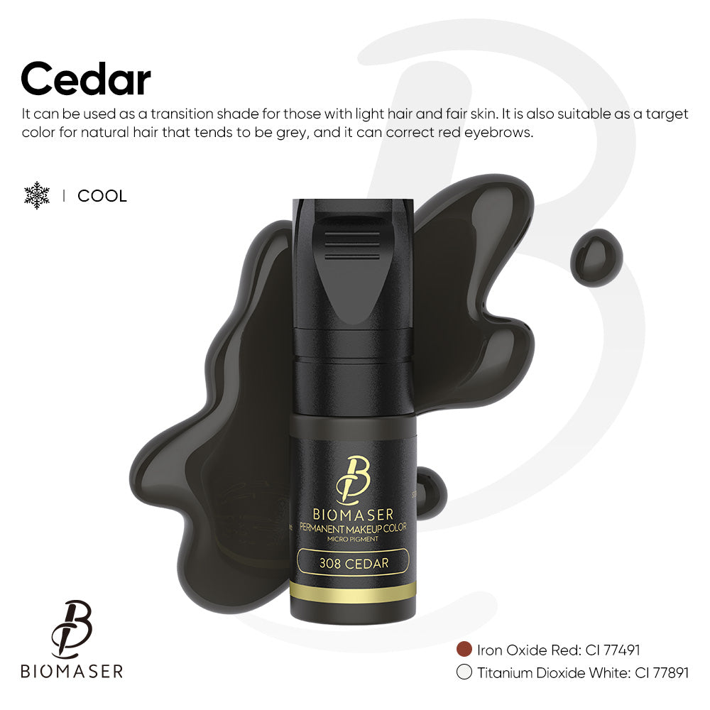 Eyebrow semi cream Biomaser permanent makeup semi cream pigment 12ml for machine and microblading