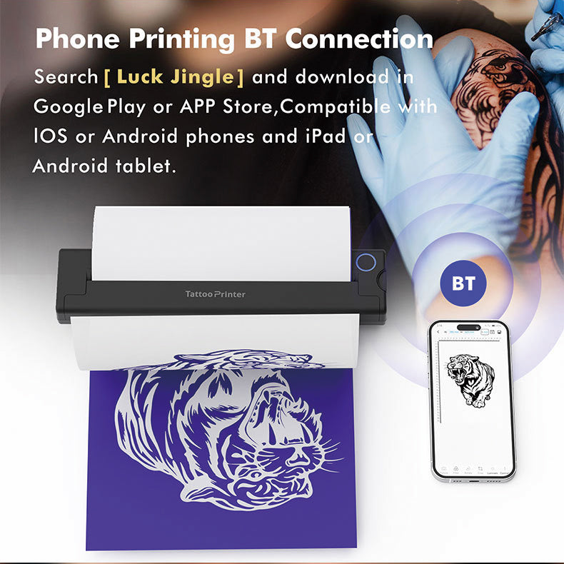 A4 Bluetooth Thermal Tattoo Printer
