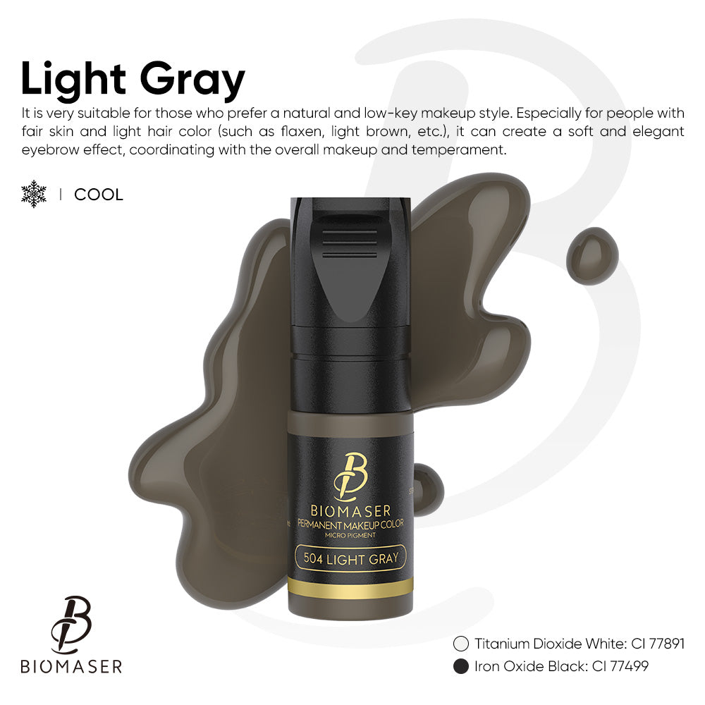 Eyebrow semi cream Biomaser permanent makeup semi cream pigment 12ml for machine and microblading