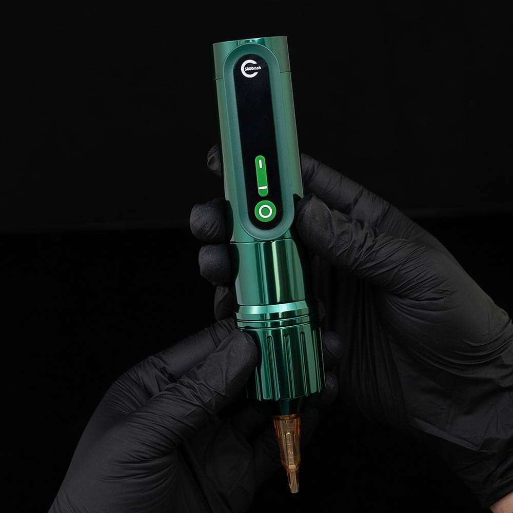 EZ P2 EPIC 4.5mm Emerald Wireless Battery Tattoo Pen Machine