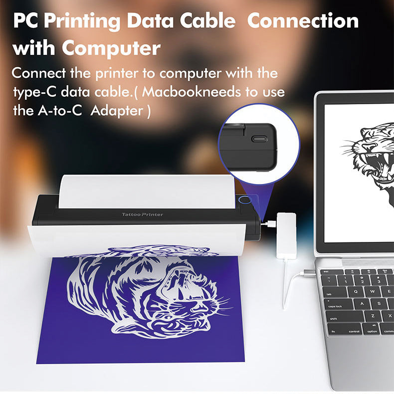 A4 Bluetooth Thermal Tattoo Printer