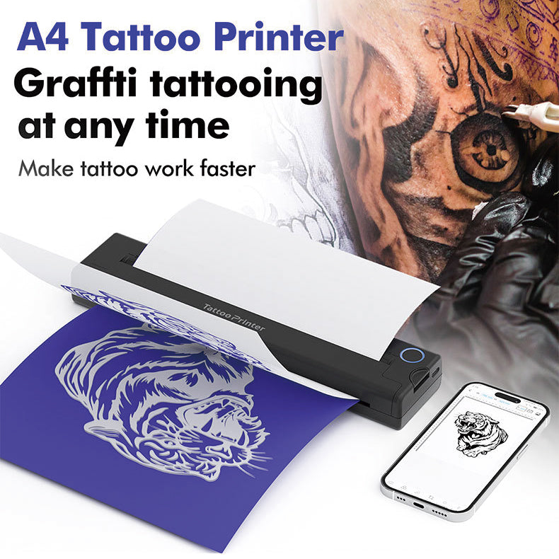 A4 Bluetooth Thermal Tattoo Printer