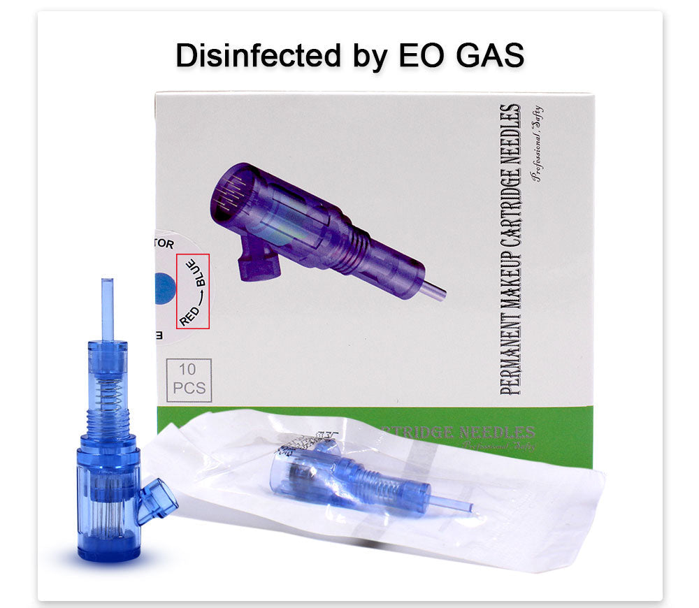 MTS MESO 10PCS Screw Microneedling Cartridge Needles for BMX Permanent Makeup Machine