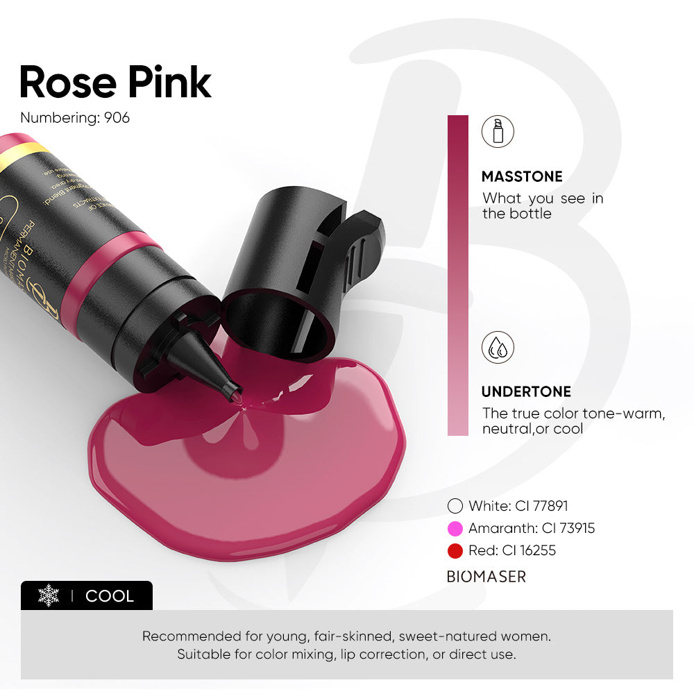 Lip liquid Biomaser pigment ink for Permanent Makeup Micropigmentation Machine Pigment 12ml
