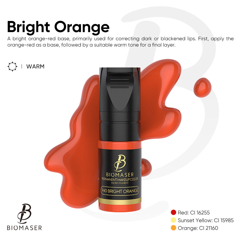 Lip liquid Biomaser pigment ink for Permanent Makeup Micropigmentation Machine Pigment 12ml
