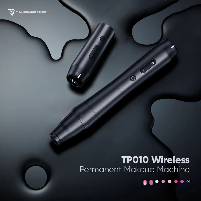Biomaser TP010 Tattoo & Makeup Machine | Wireless 3.0mm Adjustable Stroke Pen
