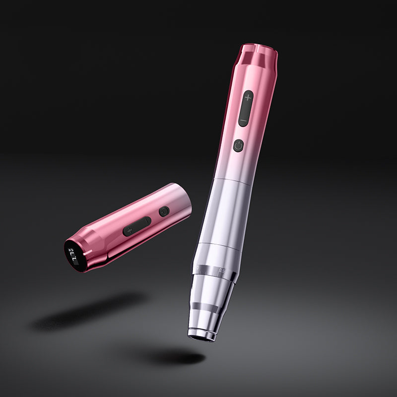 Biomaser TP010 Tattoo & Makeup Machine | Wireless 3.0mm Adjustable Stroke Pen