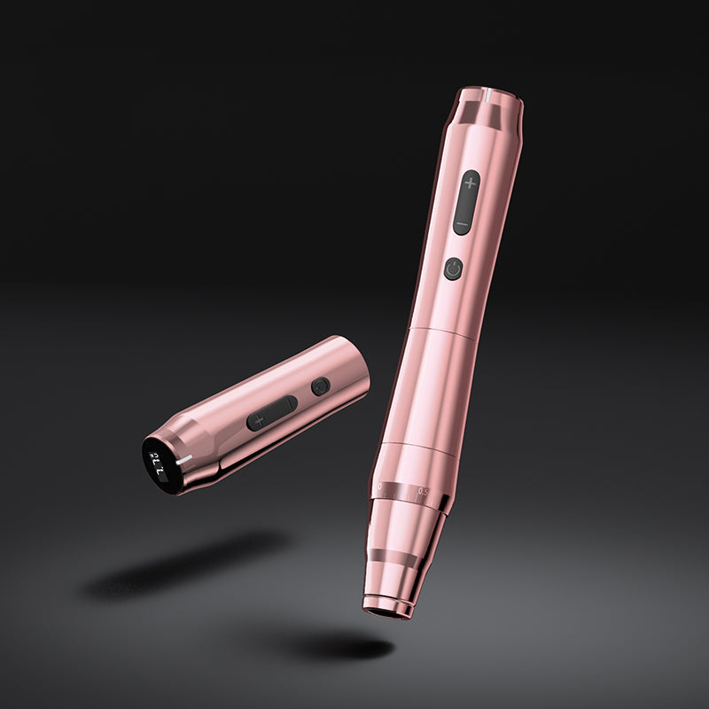 Biomaser TP010 Tattoo & Makeup Machine | Wireless 3.0mm Adjustable Stroke Pen