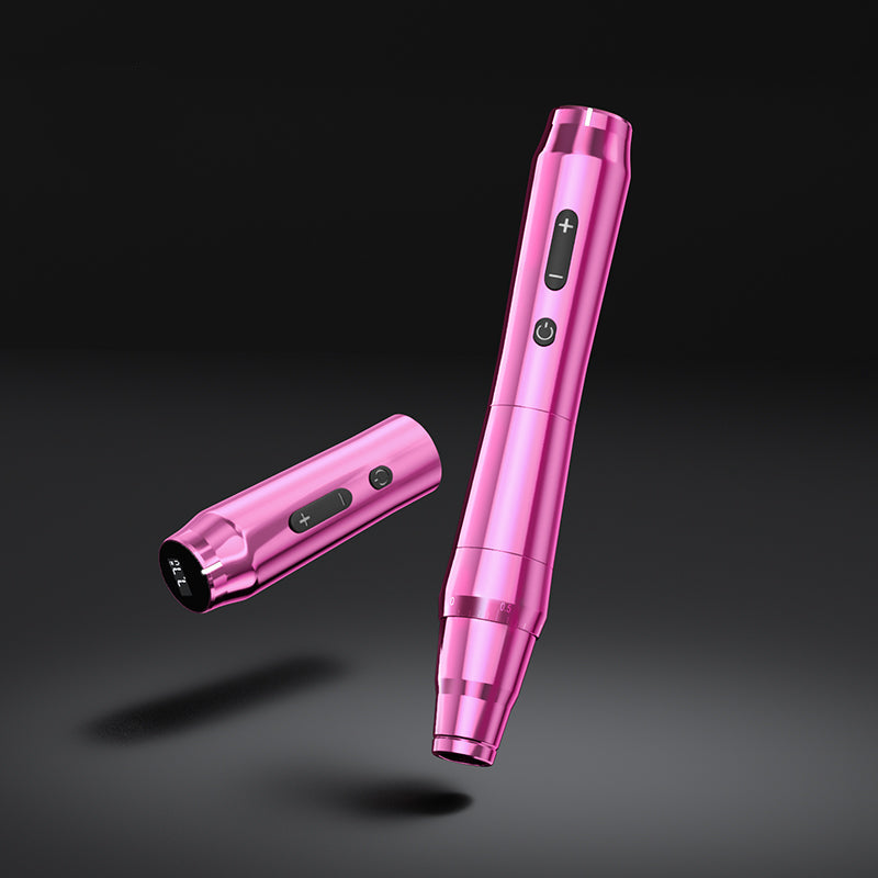 Biomaser TP010 Tattoo & Makeup Machine | Wireless 3.0mm Adjustable Stroke Pen
