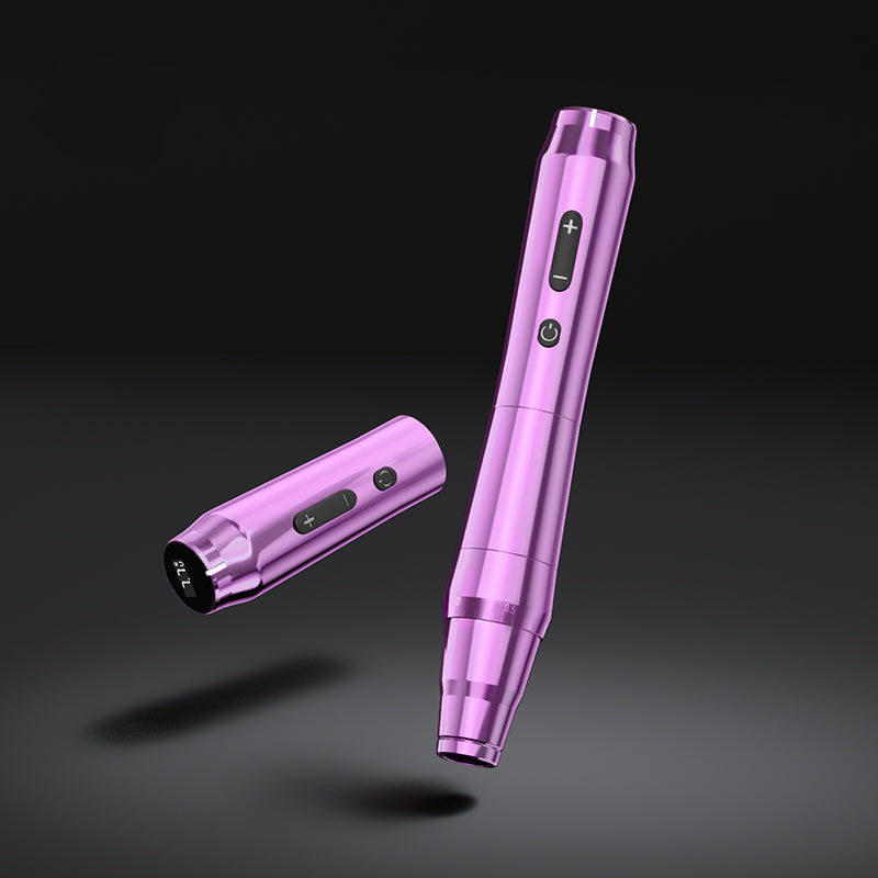 Biomaser TP010 Tattoo & Makeup Machine | Wireless 3.0mm Adjustable Stroke Pen