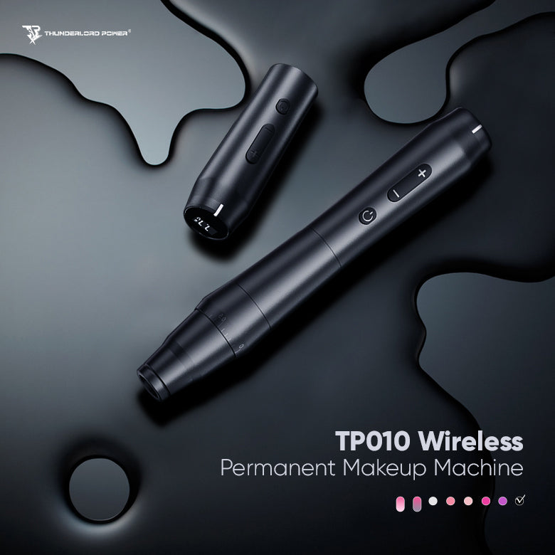 Biomaser TP010 Tattoo & Makeup Machine | Wireless 3.0mm Adjustable Stroke Pen
