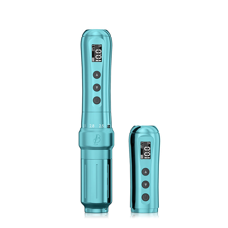 Máquina de maquillaje permanente inalámbrica Biomaser U1 | Trazo ajustable y batería dual