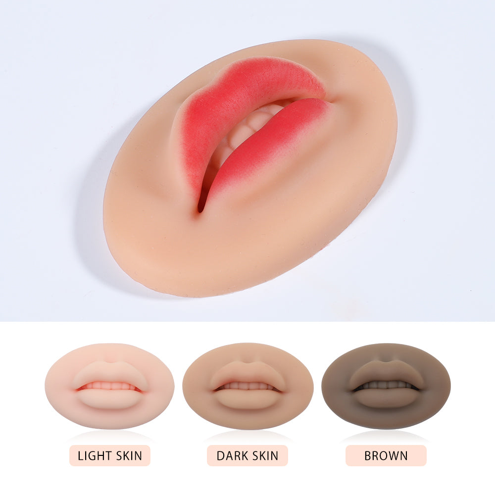 5D Silicone Lip Practice Model for Permanent Makeup Skills Enhancement