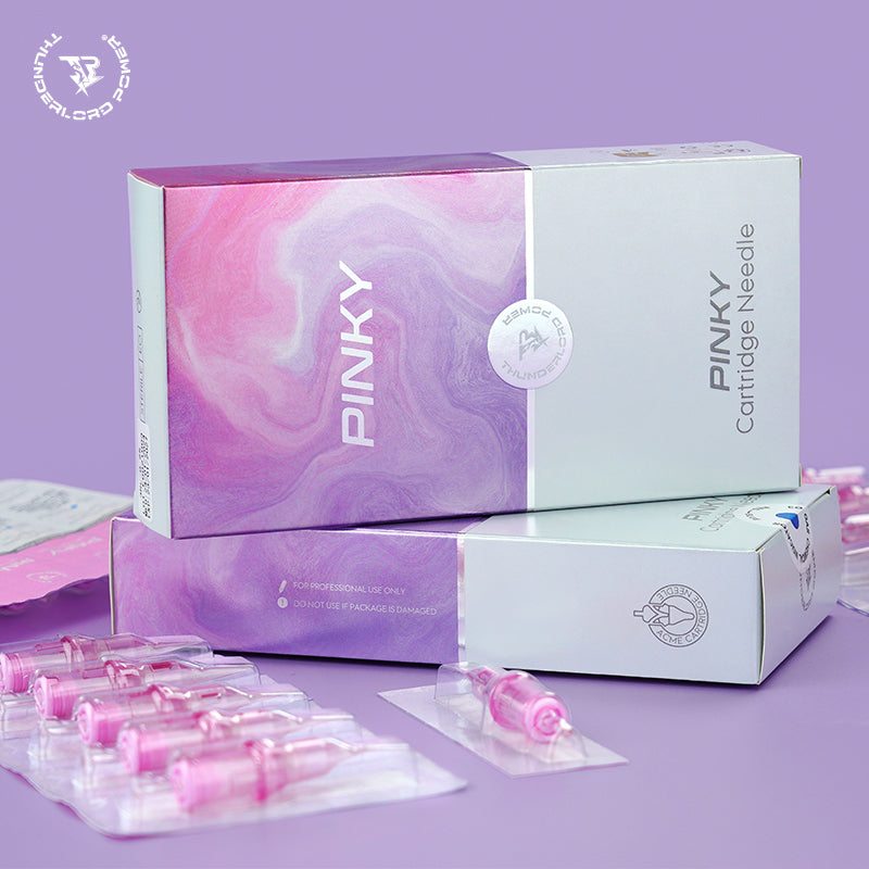 PINKY RL Round Liner Universal Permanent Makeup Needle Cartridges for Tattoo Pens