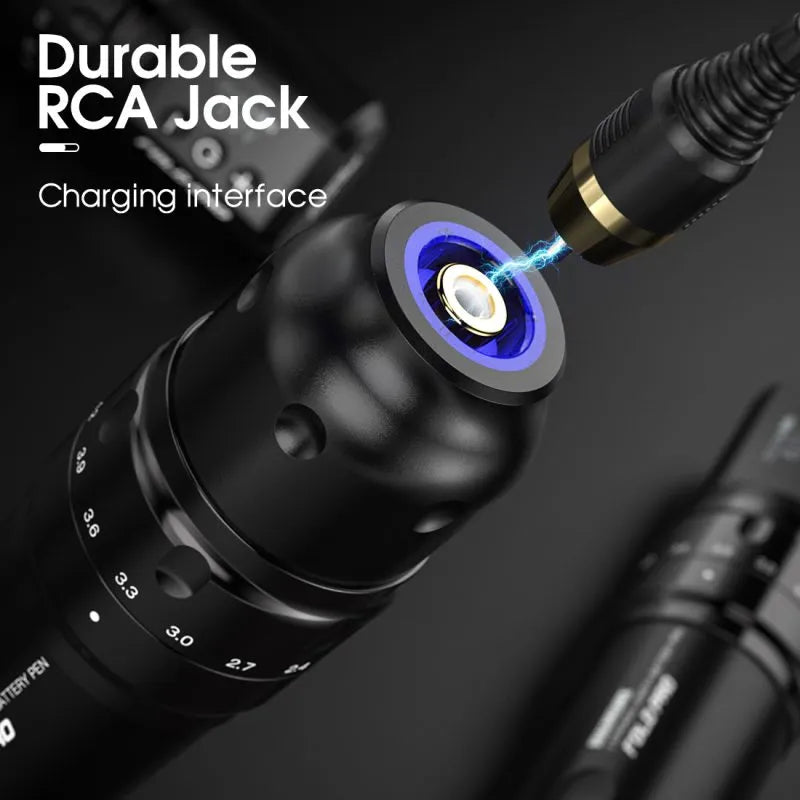 Dragonhawk Wireless Tattoo Pen Machine with 7 Stroke Lengths