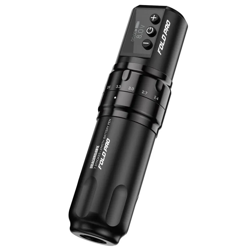 Dragonhawk Wireless Tattoo Pen Machine with 7 Stroke Lengths