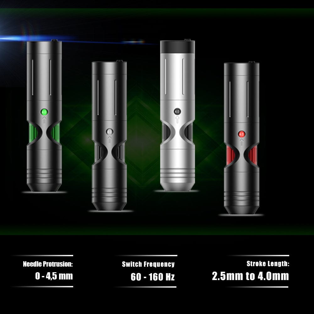 EZ P3 Wireless Battery Six Options Adjustable Stroke Tattoo Pen Machine