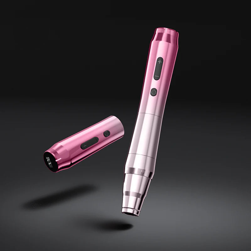 Biomaser TP010 Tattoo & Makeup Machine | Wireless 3.0mm Adjustable Stroke Pen