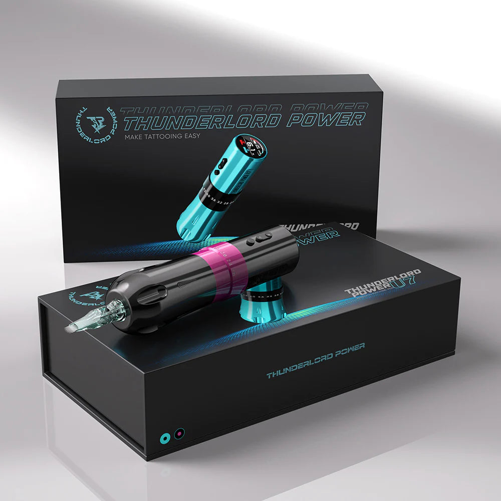 Thunderlord Power U7 Wireless Pen 7 Stroke Adjustable Tattoo Machine