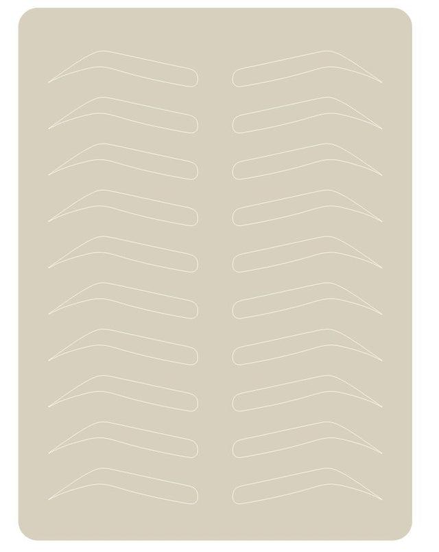 ATTO Brow Outline, Blank and Line Practice Skin