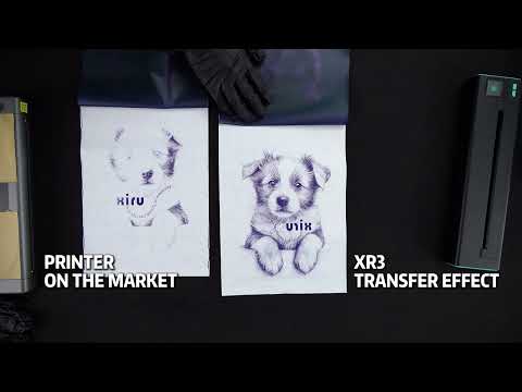 Impresora de tatuajes Bluetooth XIRU XR3 | Máquina de plantillas térmicas para profesionales