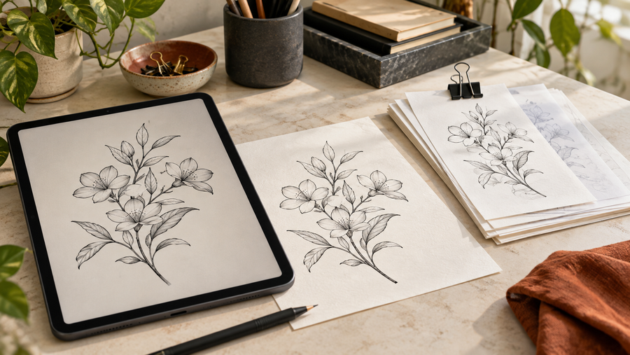How to Organize Tattoo Stencil Files for Reuse