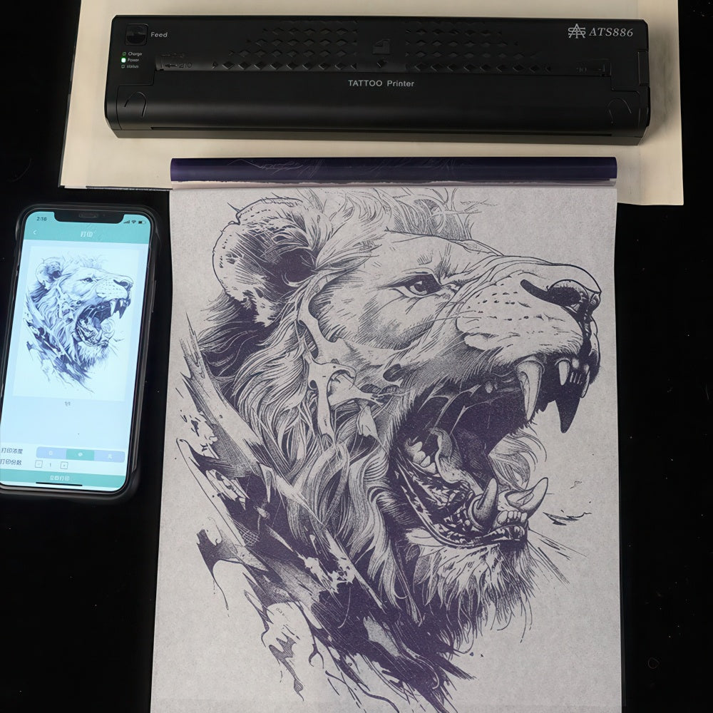 ATTO TATTOO Tattoo Thermal Stencil Transfer Paper - A4 Size 10/20/30/40/100pcs Options