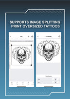 MHT Bluetooth Portable Tattoo Transfer Stencil Printer