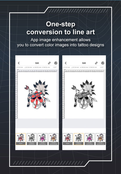 MHT Bluetooth Portable Tattoo Transfer Stencil Printer