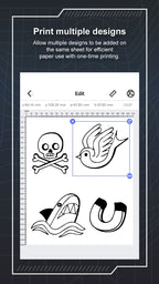 MHT Bluetooth Portable Tattoo Transfer Stencil Printer