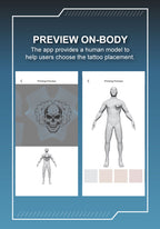 MHT Bluetooth Portable Tattoo Transfer Stencil Printer