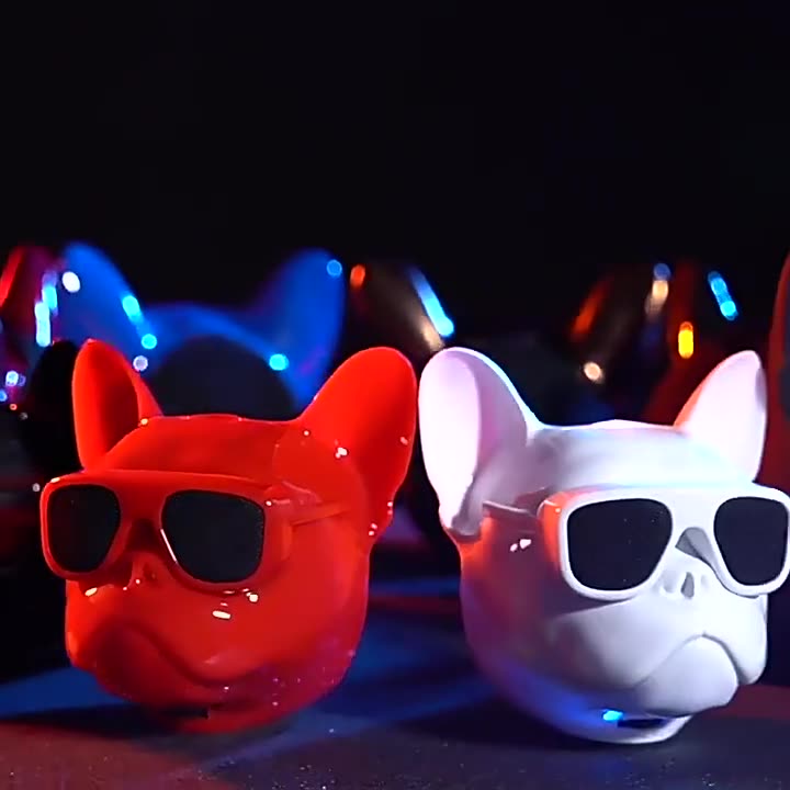 Bluetooth Bulldog Speaker with Bass & TWS Sync