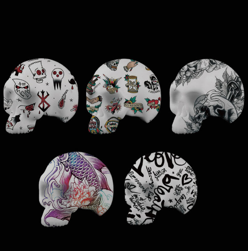 Silicone Skull Tattoo Practice Model