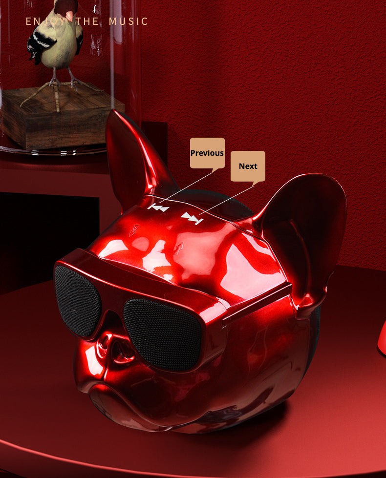Bluetooth Bulldog Speaker with Bass & TWS Sync